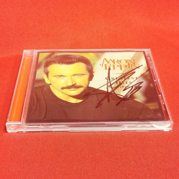 Aaron Tippin Greatest Hits and then one CD Signed 1997 - Picture 3 of 8